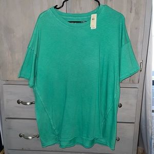 Aerie Oversized Green Shirt